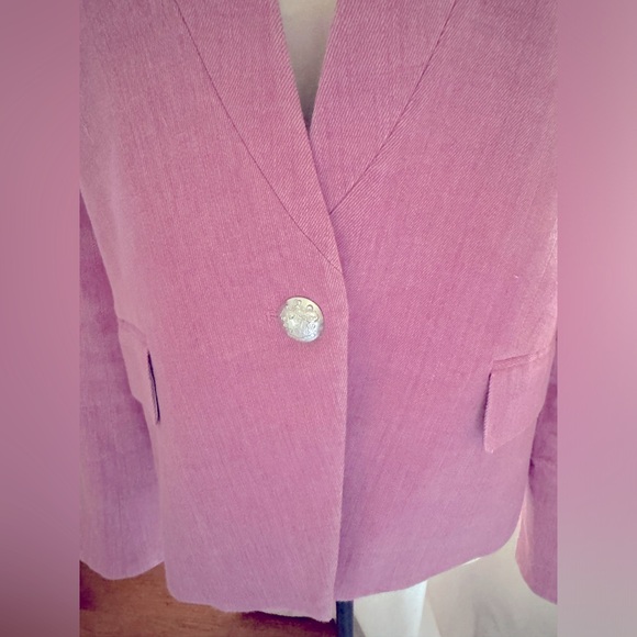 Veronica Beard Linen Blazer - Picture 6 of 8